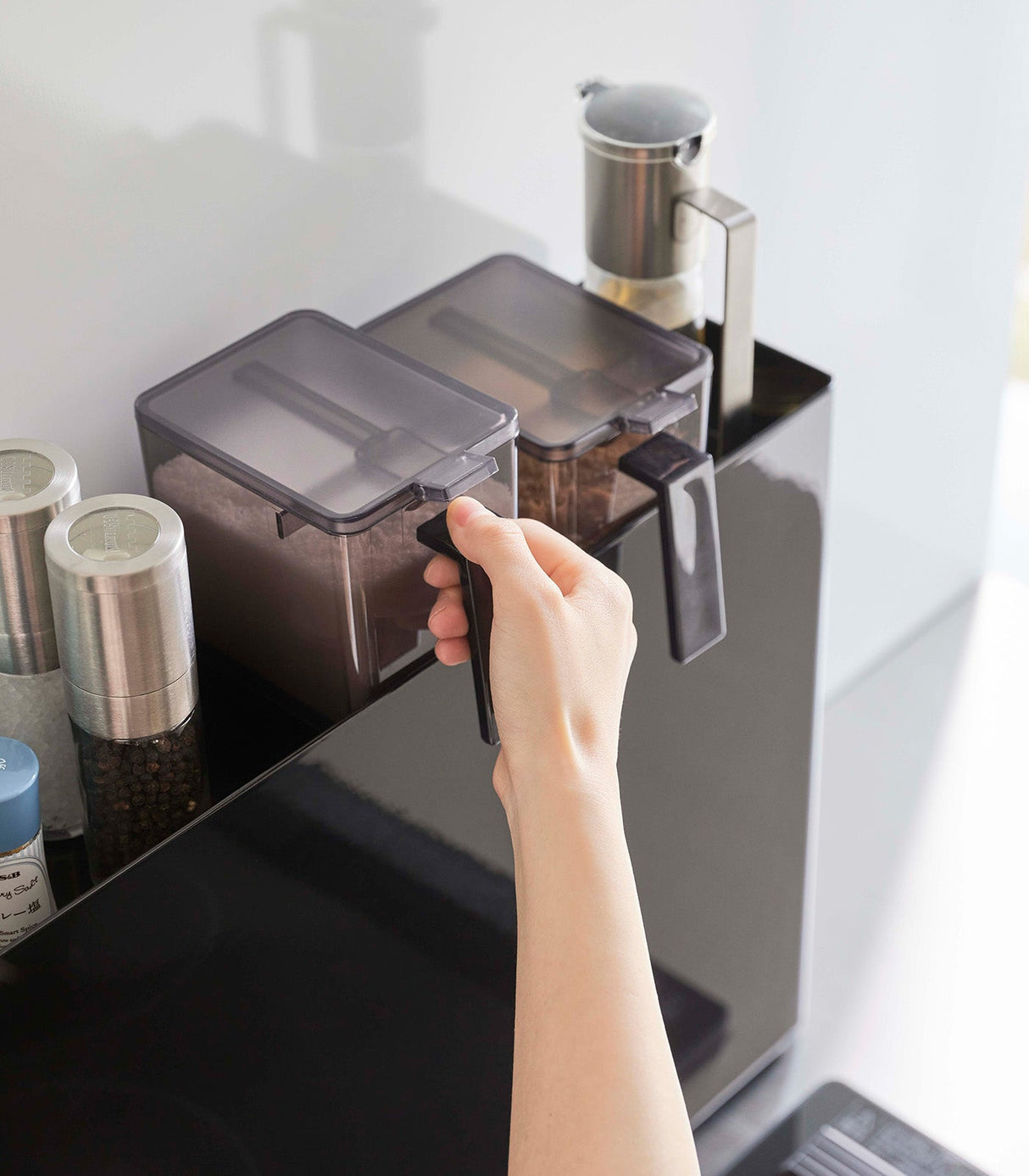 Sliding Drawer Seasoning Rack - Steel from Yamazaki Home