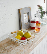 Fruit Basket - Steel + Wood from Yamazaki Home