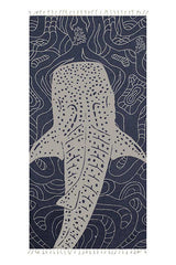 Whale Shark Bleu - Turkish Towel from Sun Drunk