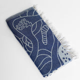 Whale Shark Bleu - Turkish Towel from Sun Drunk