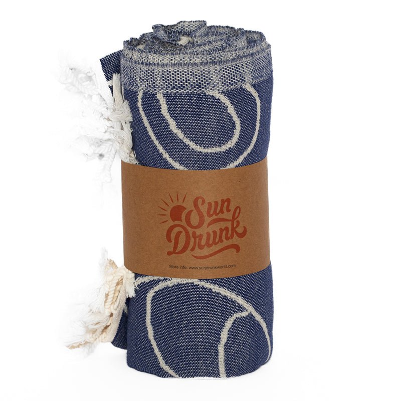Whale Shark Bleu - Turkish Towel from Sun Drunk