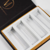 White 5D Rapid Promade Fans - 600 Fans from Mega Lash Academy