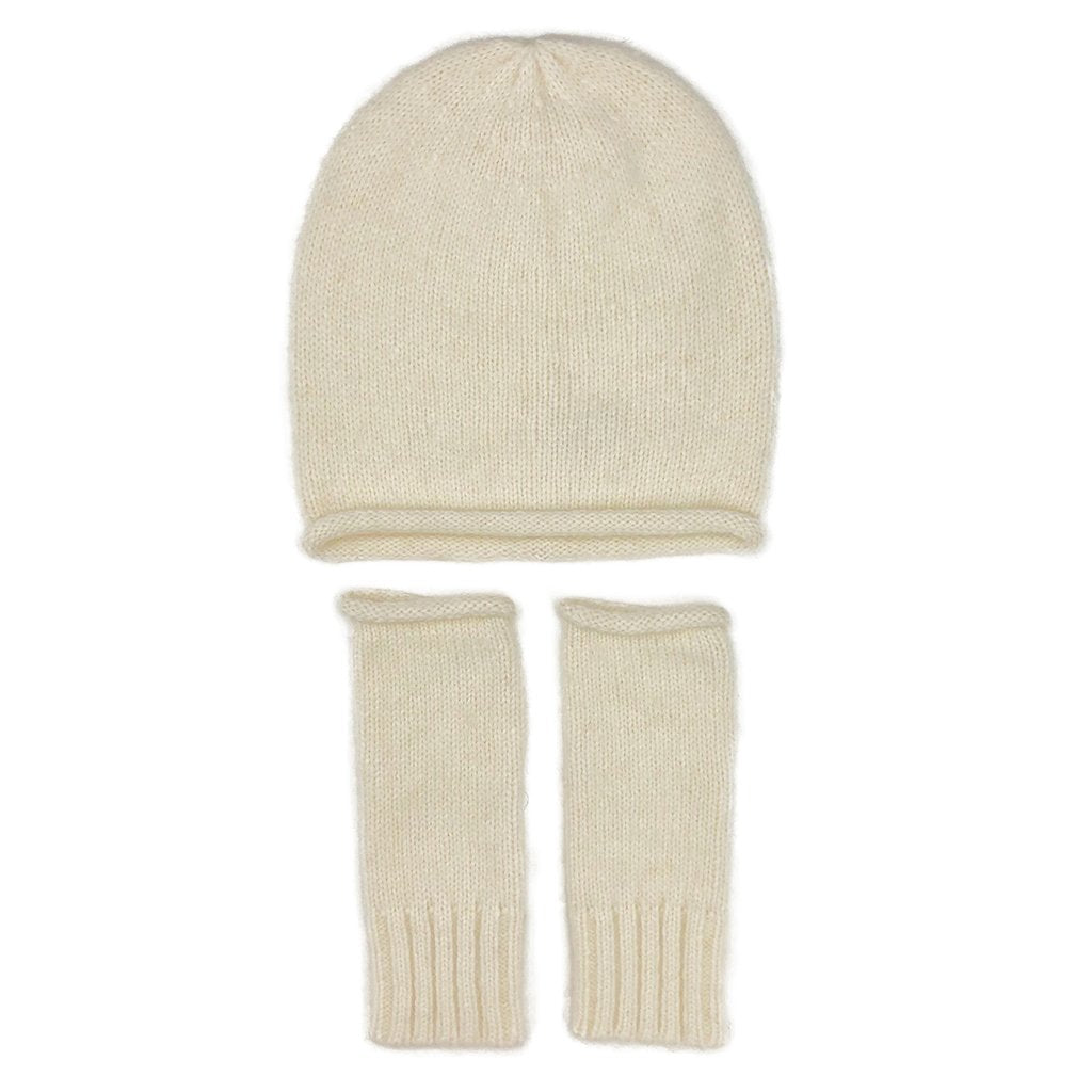 Snow Essential Knit Alpaca Gloves from SLATE + SALT