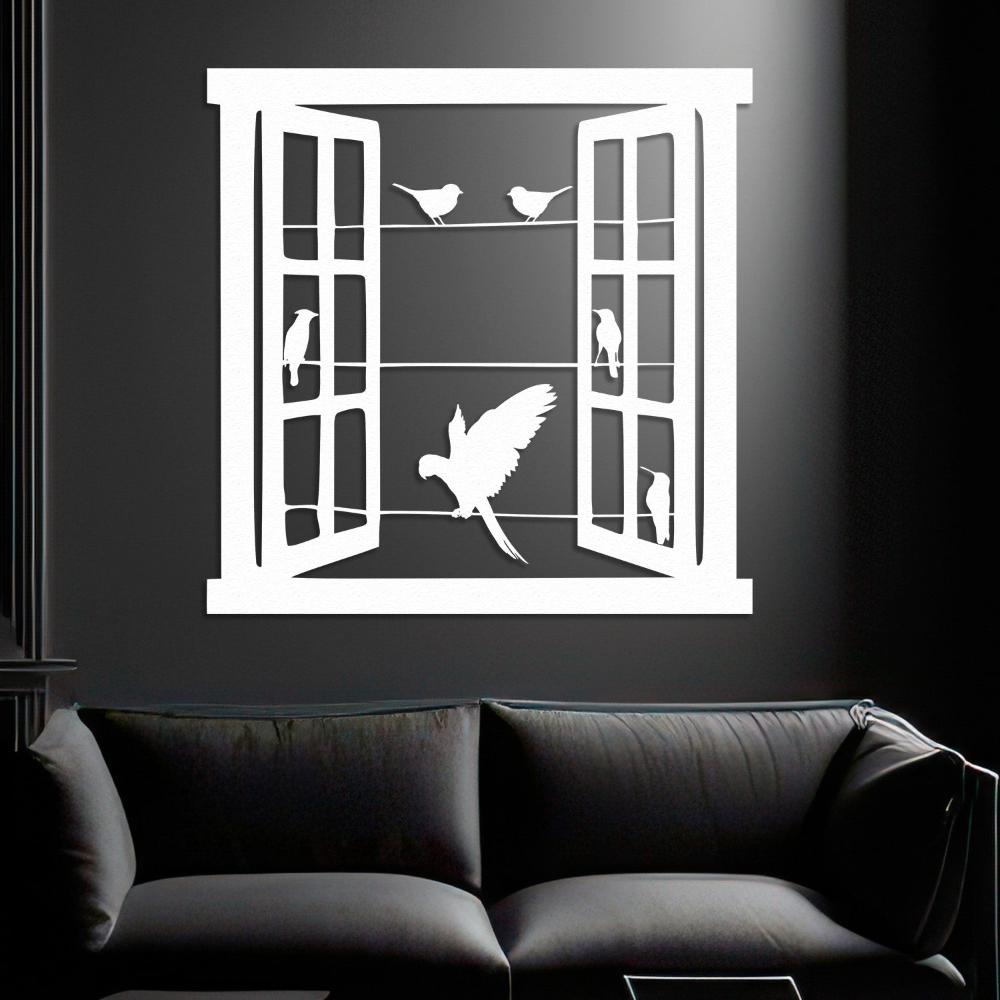 Open Window Design with Birds Silhouette from VITAHOME DESIGN LLC