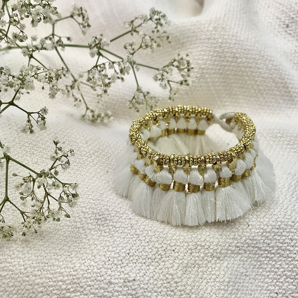 Kyra Tassel Bracelet from SLATE + SALT