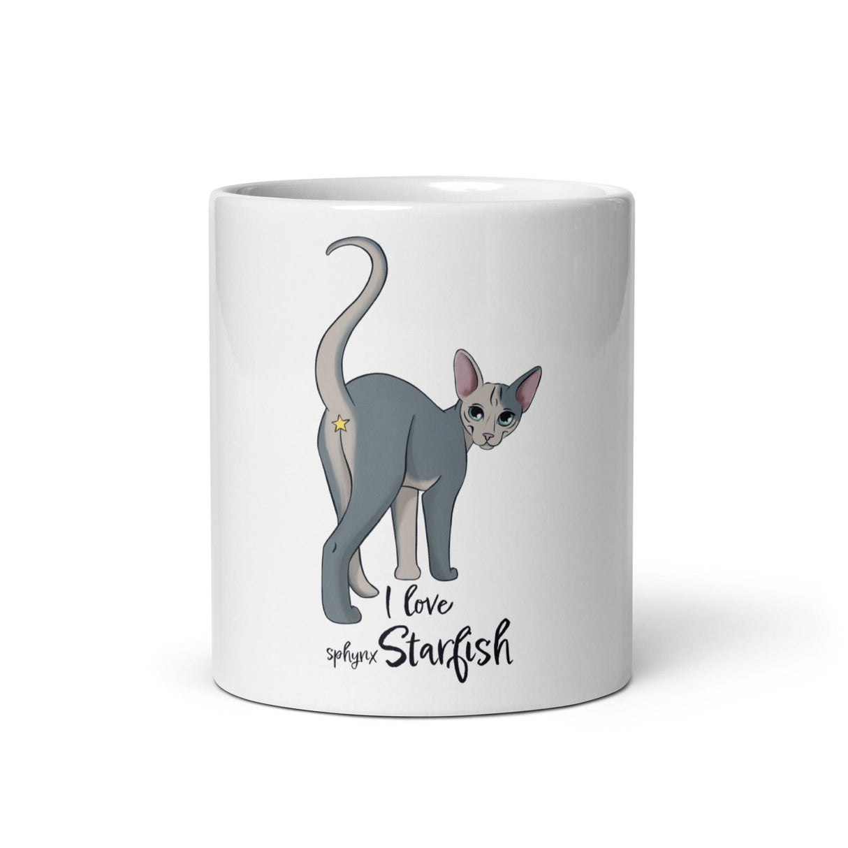 "I LOVE SPHYNX STARFISH" COFFEE MUG from ReNewedPet