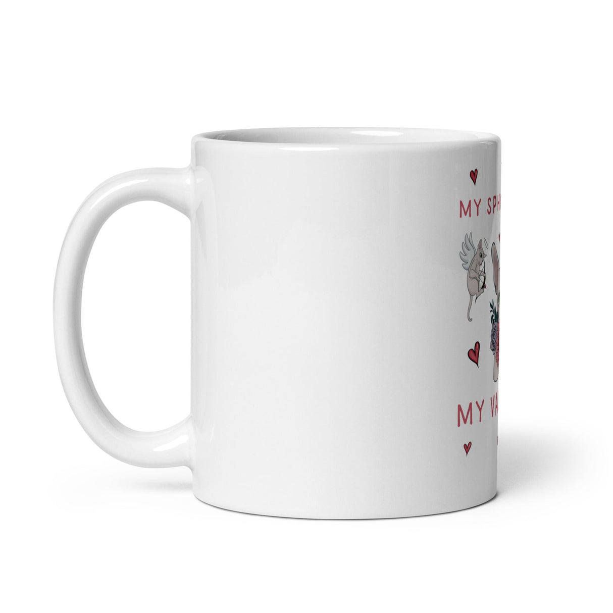"MY SPHYNX CAT IS MY VALENTINE" COFFEE MUG from ReNewedPet