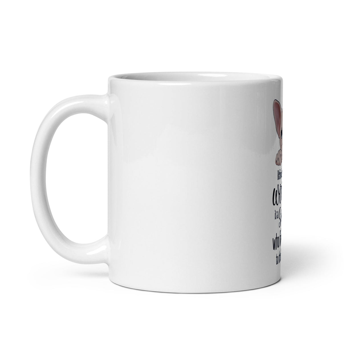 "BEHIND EVERY WOMAN" SPHYNX MUG from ReNewedPet