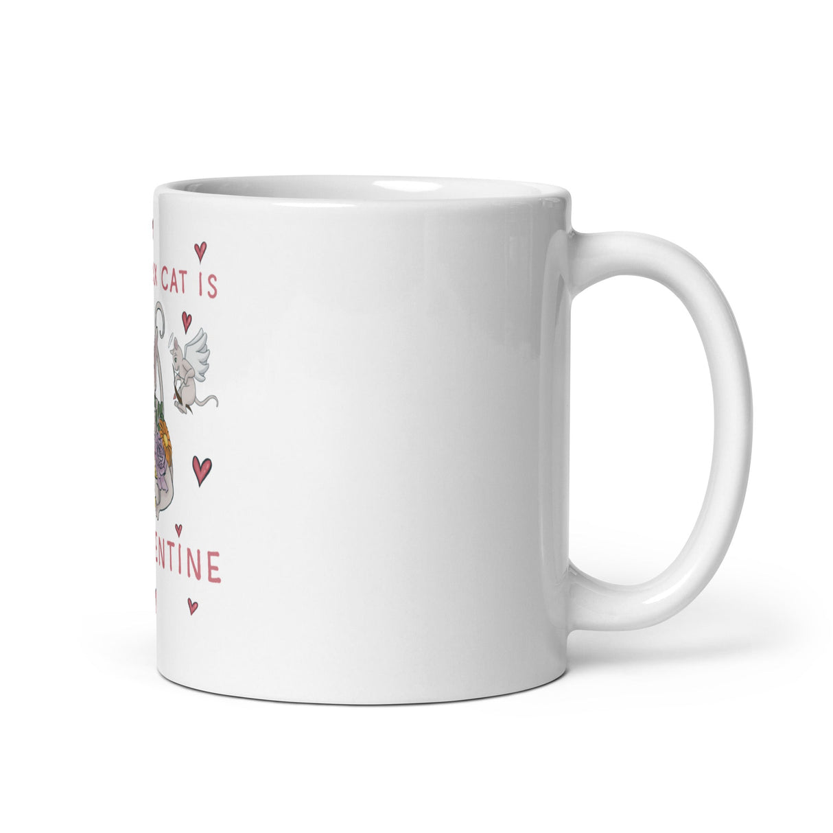 "MY SPHYNX CAT IS MY VALENTINE" COFFEE MUG from ReNewedPet