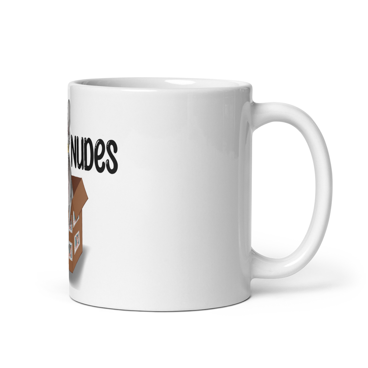 "SEND NUDES" SPHYNX COFFEE MUG from ReNewedPet