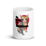 "MY SECRET TO HAPPINESS" COFFEE MUG from ReNewedPet