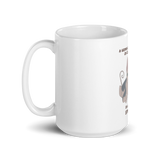 "WOMAN CAN'T SURVIVE ON COFFEE ALONE" COFFEE MUG from ReNewedPet