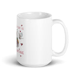 "MY SPHYNX CAT IS MY VALENTINE" COFFEE MUG from ReNewedPet