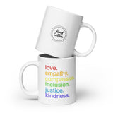 'Kindness Is' Pride Coffee Mug from Kind Cotton