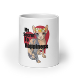 "MY SECRET TO HAPPINESS" COFFEE MUG from ReNewedPet