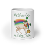 "MY SPHYNX IS MY LUCKY CHARM" COFFEE MUG from ReNewedPet