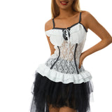 White Lace Grunge Cami Tank Top – Harajuku E-girl Punk Sleeveless Vest From Kawaii Stop