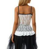 White Lace Grunge Cami Tank Top – Harajuku E-girl Punk Sleeveless Vest From Kawaii Stop