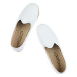 Men's White Slip On Shoes from Atlantis Handmade Shoes