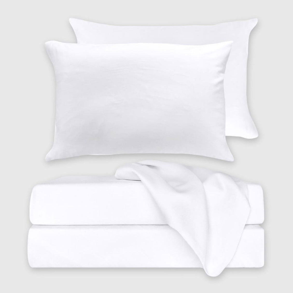 Bamboo Bed Sheet Set - White from BedVoyage