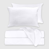 Bamboo Bed Sheet Set - White from BedVoyage