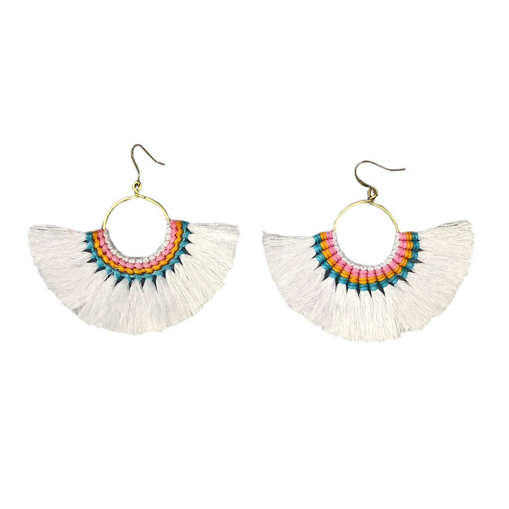 Tassel Fan Earrings from SLATE + SALT