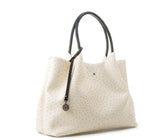 Naomi - White Vegan Leather Tote Bag from Gunas New York