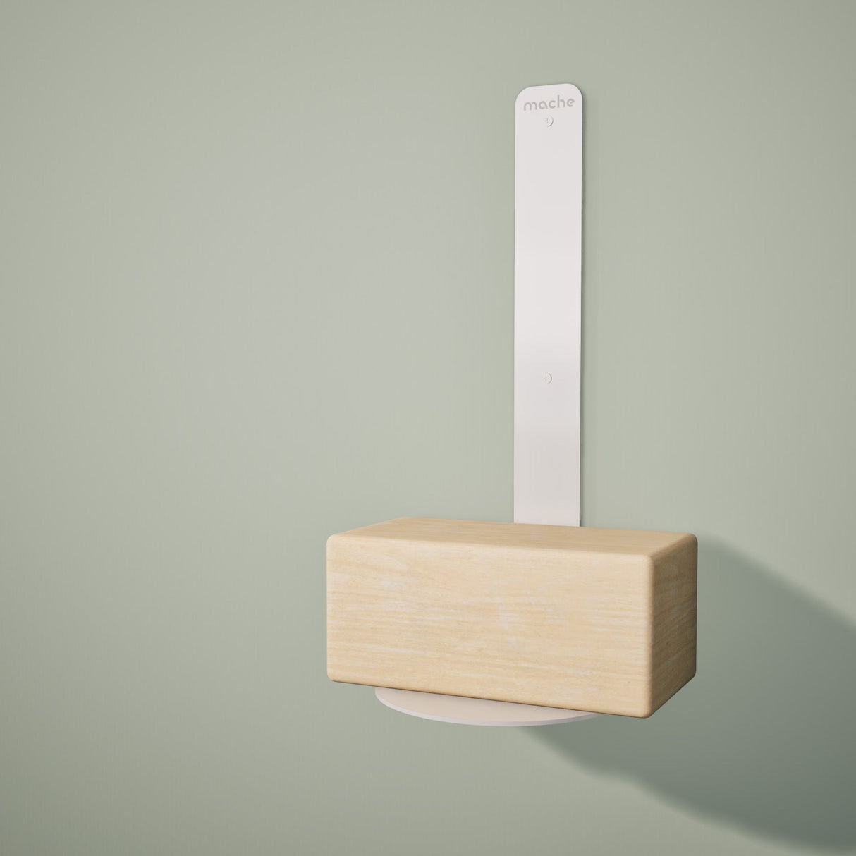 Yoke Yoga Block Wall Bracket | White from Mache