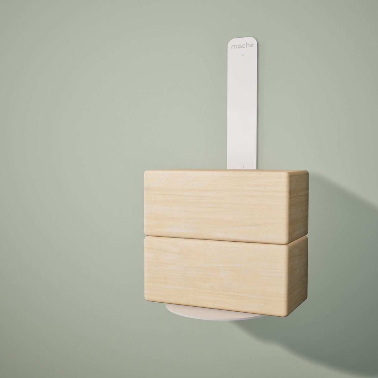 Yoke Yoga Block Wall Bracket | White from Mache