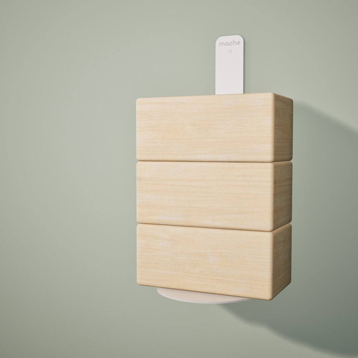 Yoke Yoga Block Wall Bracket | White from Mache