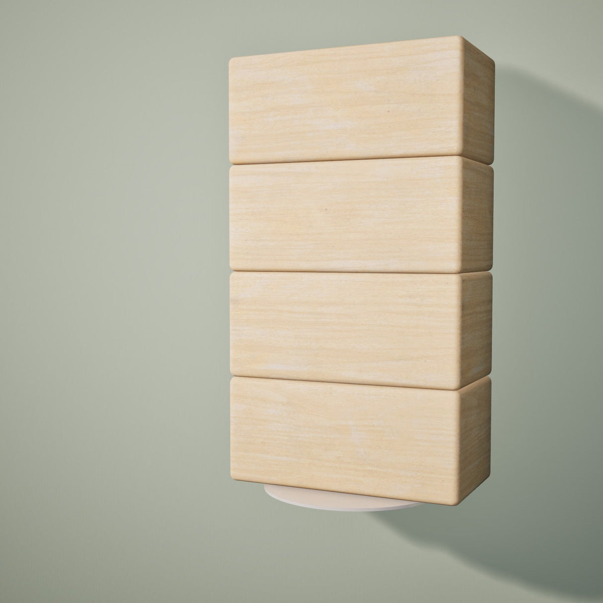 Yoke Yoga Block Wall Bracket | White from Mache