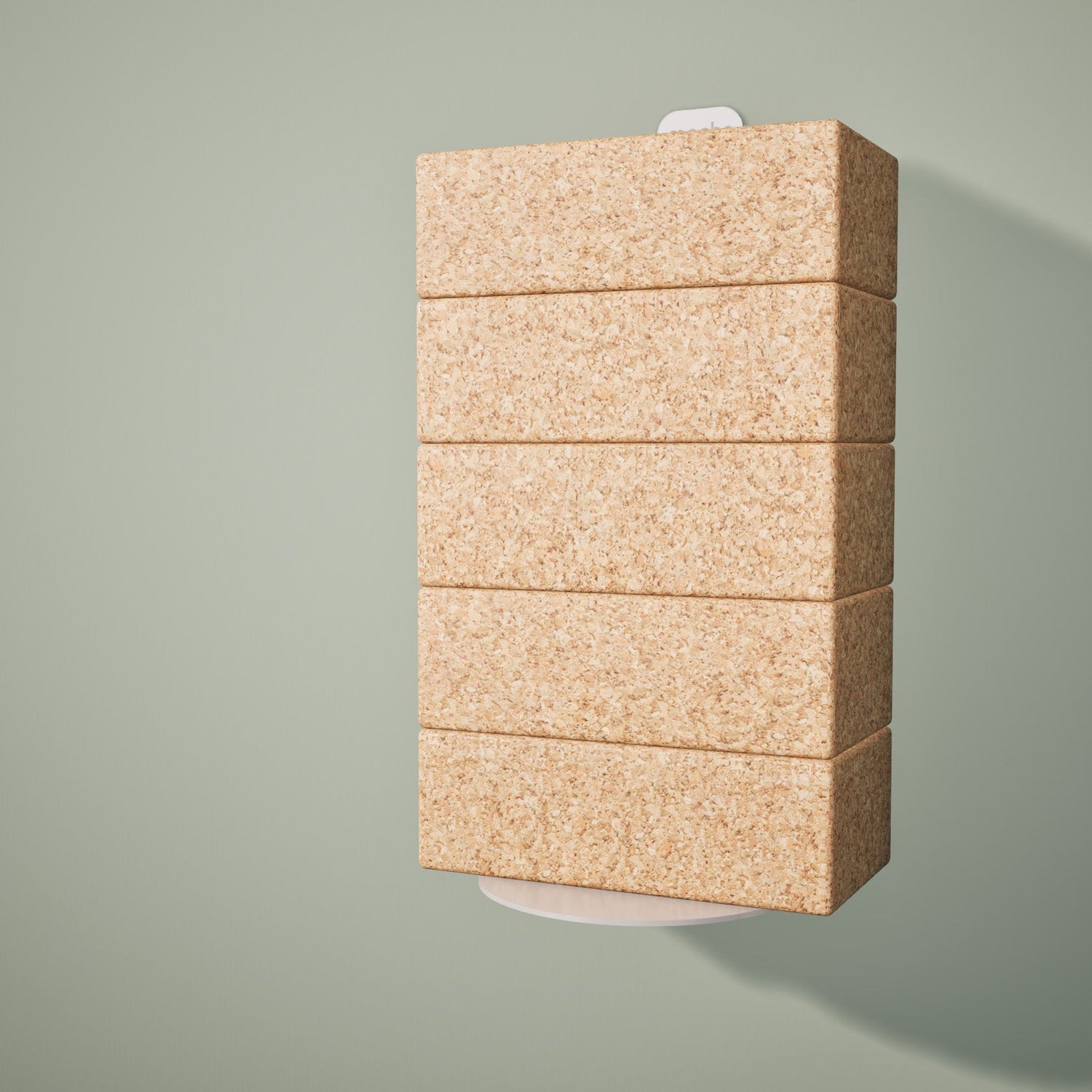 Yoke Yoga Block Wall Bracket | White from Mache