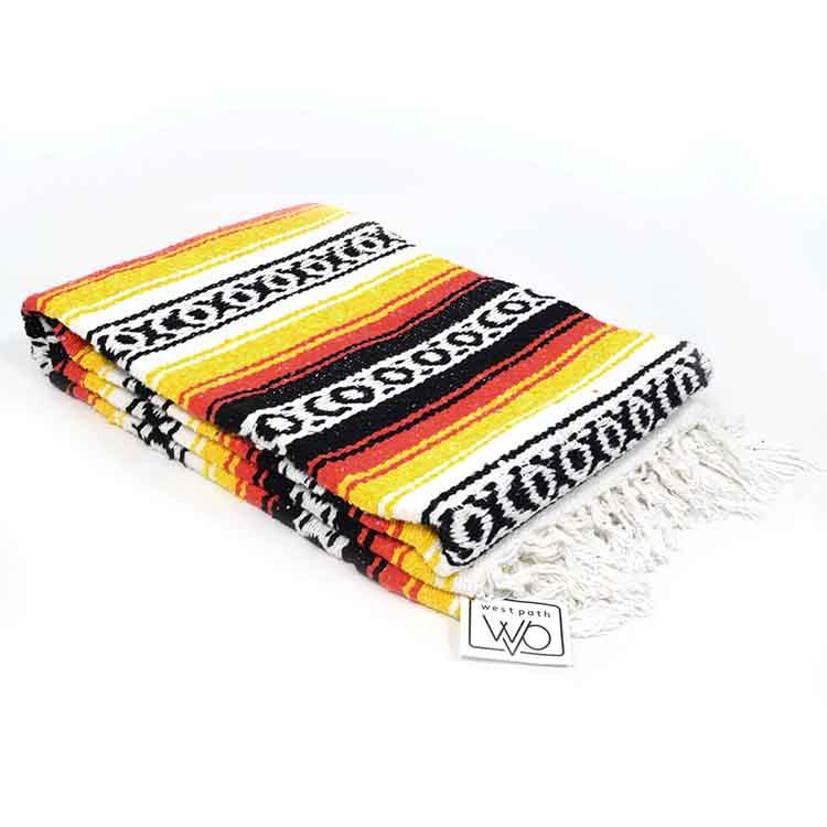 Sunflower Mexican Super Falsa Yoga Blanket from West Path