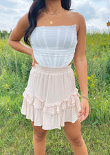 Adore You Skirt ★ Tan From Rock N Rags