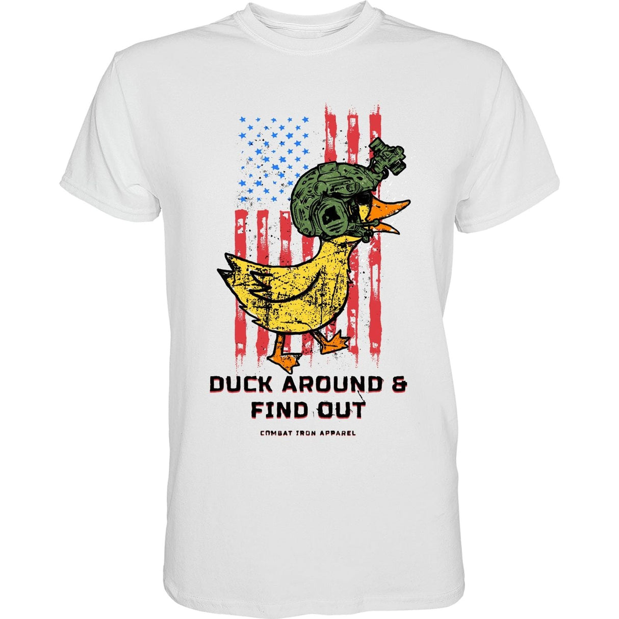 Duck Around and Find Out Men's T-Shirt From Combat Iron Apparel