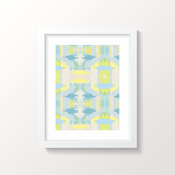 Mila Citrus Blue Print from CB Studio