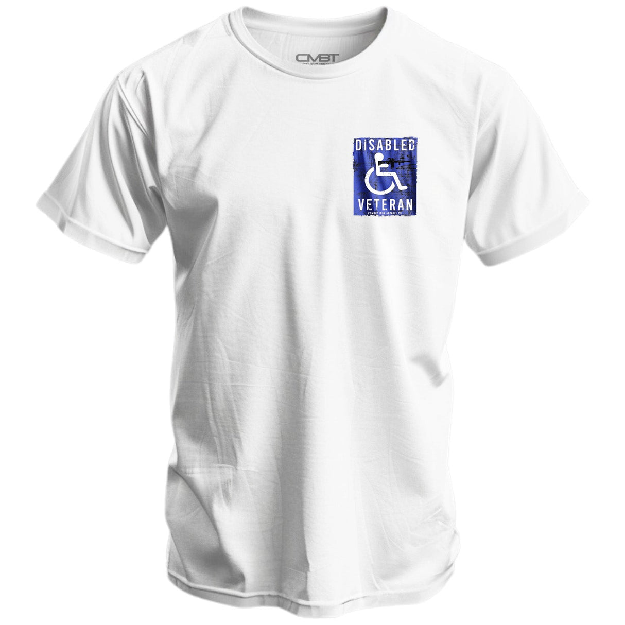 Disabled Veteran Handicap Men's T-Shirt From Combat Iron Apparel