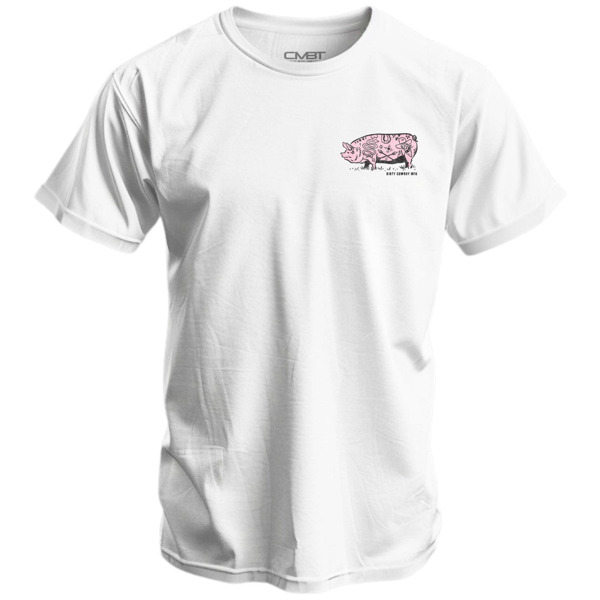 I Might Be Ugly but My Tattoos Ain't Pig Men's T-Shirt From Combat Iron Apparel