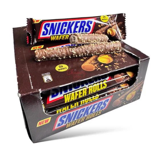 Snickers Wafer Rolls (24g) (Egypt) 24ct from PETEZ POP WHOLESALE