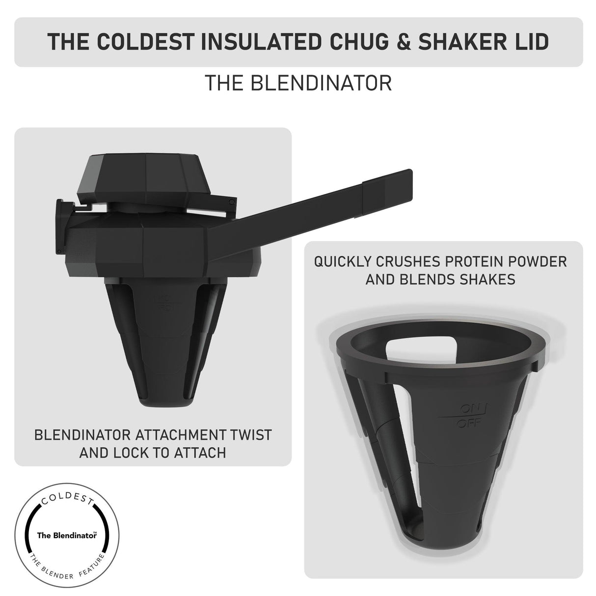 Wide Mouth Chug Lid from COLDEST