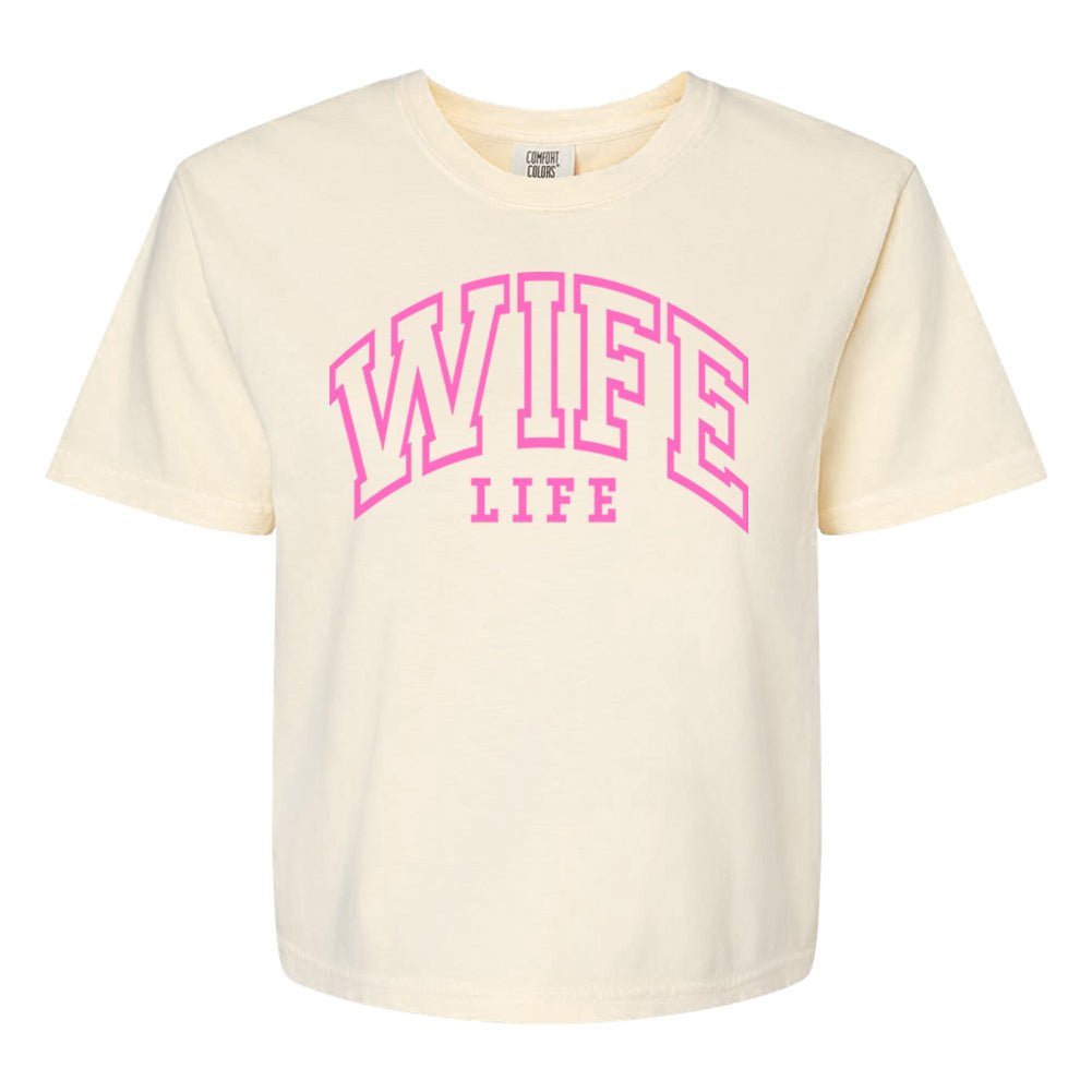 'Wife Life' Boxy T-Shirt from United Monograms