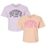 'Wife Life' Boxy T-Shirt from United Monograms