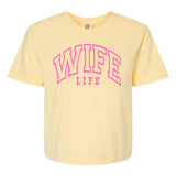 'Wife Life' Boxy T-Shirt from United Monograms