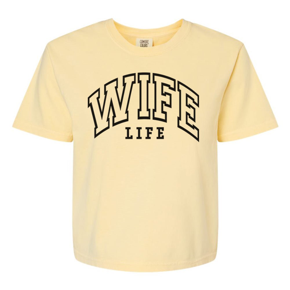 'Wife Life' Boxy T-Shirt from United Monograms