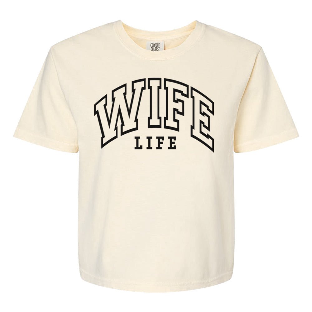 'Wife Life' Boxy T-Shirt from United Monograms