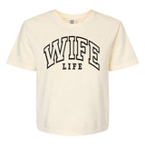 'Wife Life' Boxy T-Shirt from United Monograms