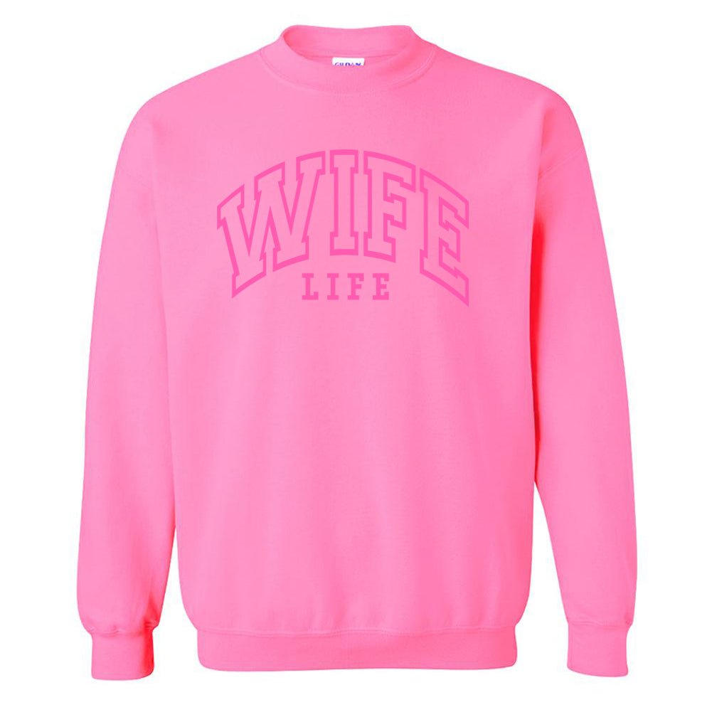 'Wife Life' Crewneck Sweatshirt from United Monograms