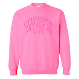 'Wife Life' Crewneck Sweatshirt from United Monograms