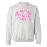 'Wife Life' Crewneck Sweatshirt from United Monograms