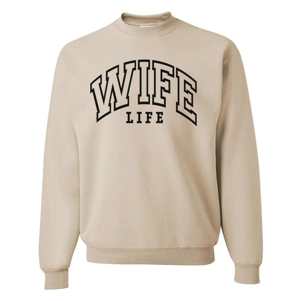 'Wife Life' Crewneck Sweatshirt from United Monograms